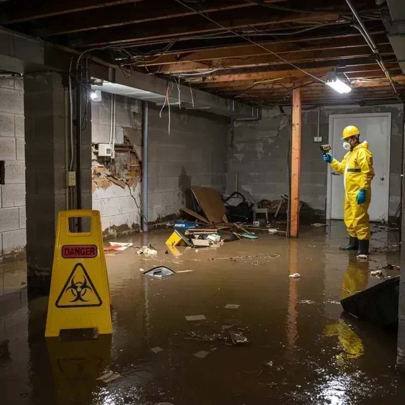 Flooded Basement Electrical Hazard in Whiteman Air Force Base, MO Property